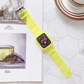 Summer Day クリアー 透明 Apple Watch バンド (Yellow) apple watch バンド givgiv